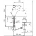 Смеситель Cezares Margot MARGOT-LSM1-02-M для раковины, бронза