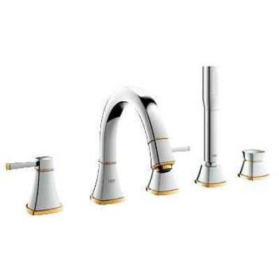 Смеситель Grohe Grandera 19919000 для ванны/душа, хром/золото