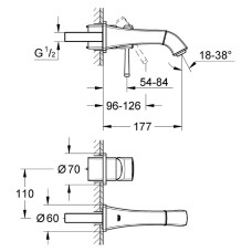 Смеситель Grohe Grandera 19929000 для раковины, хром