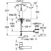 Смеситель для раковины Grohe Allure 32146 000, высокий