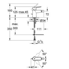 Смеситель Grohe BauEdge 23332000 для биде