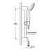 Душевой гарнитур Grohe Euphoria Duo 27230001, 60 см, шланг 175 см, Ø115 мм