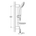 Душевой гарнитур Grohe Euphoria Massage 27231001, 60 см, шланг 175 см, Ø115 мм