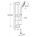 Душевой гарнитур Grohe Euphoria Champagne 27232001, 60 см, шланг 175 см, Ø115 мм