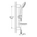 Душевой гарнитур Grohe Euphoria 27242001, 60 см, шланг 150 см, Ø115 мм