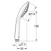 Ручной душ Grohe Euphoria, 27221000 Massage, 3-х режимная, Ø110 мм
