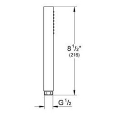 Ручной душ Grohe Euphoria Cube Plus Stick 27888000