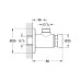 Угловой вентиль Grohe Euroeco Cosmopolitan S 36267000, 1/2
