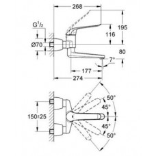 Смеситель Grohe Euroeco Speсial 32774000 для раковины