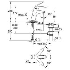 Смеситель Grohe Euroeco Speсial 32766000 для раковины