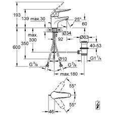 Смеситель Grohe Euroeco Speсial 32764000 для раковины