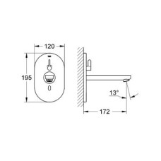 Смеситель Grohe Eurosmart Cosmopolitan Е 36315000 для раковины
