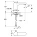 Смеситель Grohe Eurosmart Cosmopolitan T 36317000 для раковины