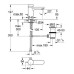 Смеситель Grohe Eurosmart Cosmopolitan Т (Евросмарт Космополитан Т) 36318000 для раковины