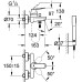 Смеситель Grohe Eurosmart Cosmopolitan 32832000 для ванны/душа