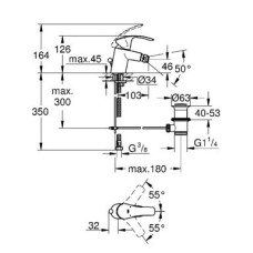Смеситель Grohe Eurosmart 2015 32929002 для биде