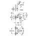 Смеситель Grohe Eurosmart 2015 3330220A (33302002) для ванны и душа