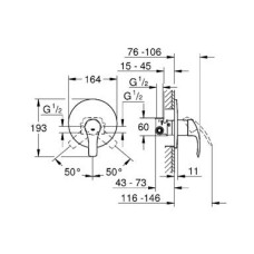 Смеситель Grohe Eurosmart 2015 33556002 для душа