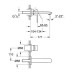 Смеситель Grohe Eurostyle Cosmopolitan 19571 002 для раковины, внешняя часть