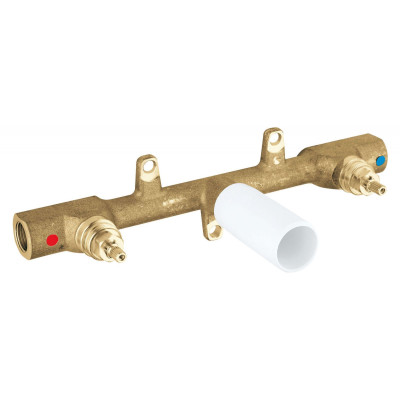Смеситель для раковины на три отверстия Grohe 32706 000 (скрытая часть)