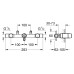 Смеситель для раковины на три отверстия Grohe 32706 000 (скрытая часть)