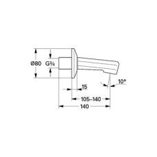 Излив Grohe 13540000 для ванны