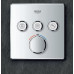 Душевой комплект Grohe Grohtherm 34706000 SmartControl , верхний душ квадратный