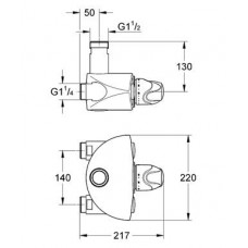 Смеситель Grohe Grohtherm XL 35085000 для душа