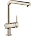 Смеситель Grohe MINTA 32168DC0 для кухни с выдвижным изливом, суперсталь