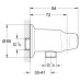 Шланговое подсоединение Grohe Movario 28406000, 1/2