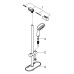 Душевой гарнитур Grohe  New Tempesta Cosmopolitan 100 I 26083002 (26083001) с полочкой