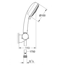 Душевой набор Grohe New Tempesta Cosmopolitan 100 III 27584002 (27584001)