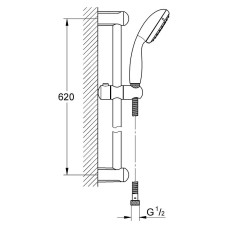 Душевой гарнитур Grohe New Tempesta 100 I 27924001 (27924000)