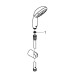 Душевой набор Grohe New Tempesta 100 II 2780310E (2780300E)