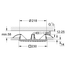 Верхний душ Grohe Rainshower Allure 27863000
