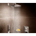 Верхний душ Grohe Rainshower Allure 26054000 с душевым кронштейном без ограничения расхода воды, 22,9 см