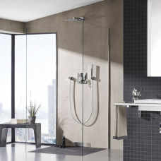 Верхний душ Grohe Rainshower Allure 26054000 с душевым кронштейном без ограничения расхода воды, 22,9 см