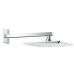 Верхний душ Grohe Rainshower Allure 26054000 с душевым кронштейном без ограничения расхода воды, 22,9 см