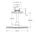 Верхний душ Grohe Rainshower SmartActive 310 26477000, 2 режима струи, хром