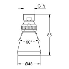 Верхний душ Grohe Relexa Plus 28094000