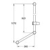 Душевая штанга Grohe Relexa 28587000 с ручкой