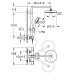 Душевая система Grohe Tempesta Cosmopolitan 210 27922001 (27922001) с термостатом для душа