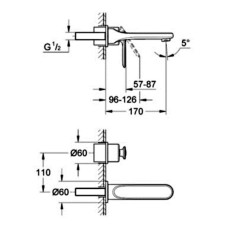 Смеситель Grohe Veris 19342000 для раковины, хром