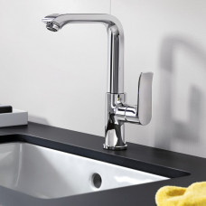 Смеситель для раковины Hansgrohe Metris 31087000, высокий