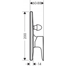 Смеситель Hansgrohe Talis E 71746000 для ванны