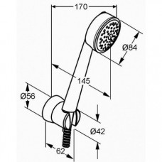 Душевой гарнитур Kludi Zenta 6065005-00, хром