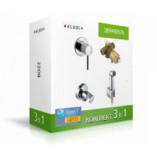 Гигиенический набор Kludi Bozz, 389990576 (4 в 1) VSTV