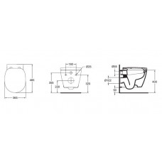 Унитаз Ideal Standard Connect E804601 подвесной