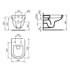 Унитаз Ideal Standard Tempo T331101