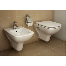 Унитаз подвесной VitrA S20 5507B003-0101, с крышкой сидением микролифт, цвет белый